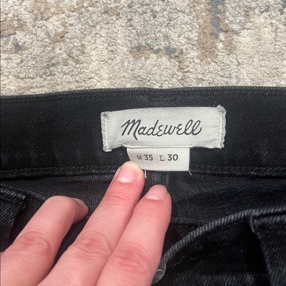 Madewell Men's athletic slim black jeans - Picture 10 of 10